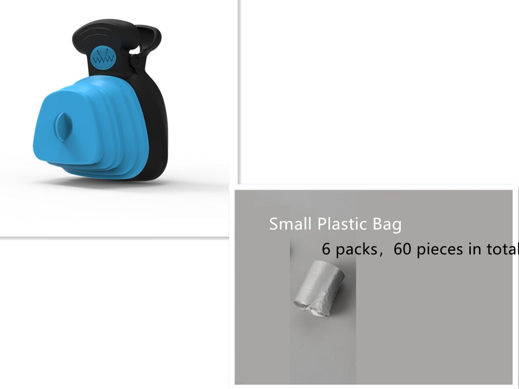 Foldable Dog Poop Bag Dispenser with Scoop