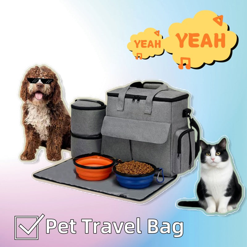 Dog Travel Backpack Set