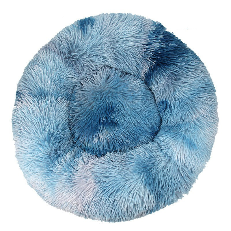 Round Plush Pet Bed