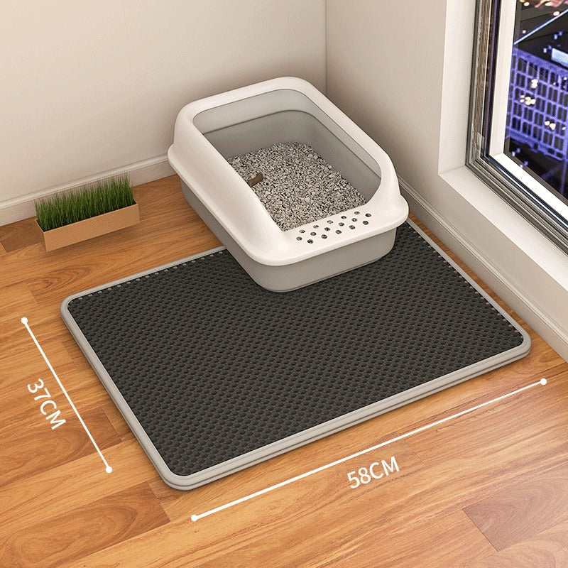 Double Layer Waterproof Cat Litter Mat