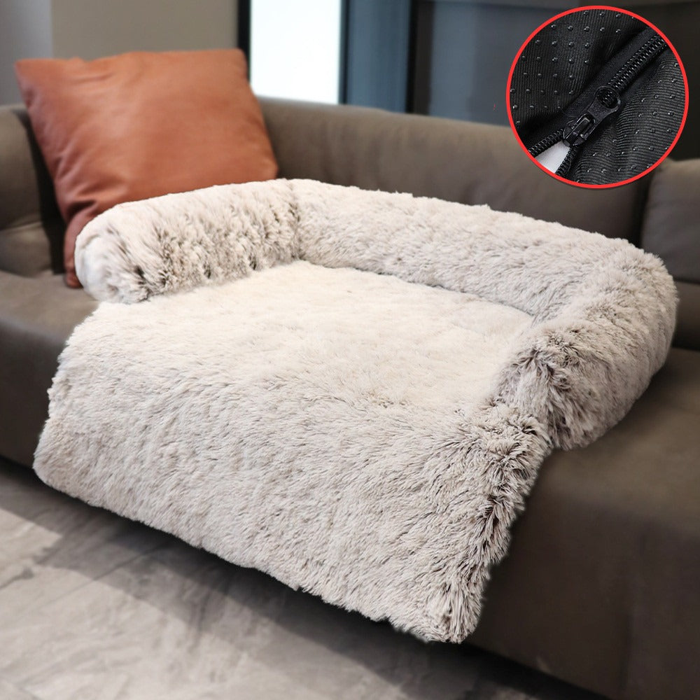 Removable Plush Pet Bed Mat