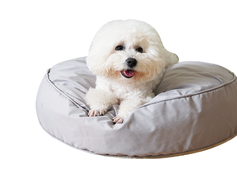 Large Round Washable Pet Bed - Moisture & Dust Proof