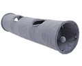 Fleece Pet Tunnel and Collapsible Cat Play Tent