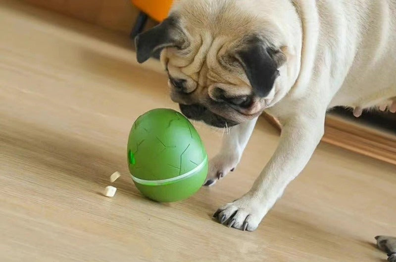Egg Shaped Dancing Smart Pet Snack Dispenser