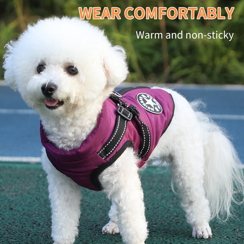 Pet Warm Dogs Cotton Coat with Thickened Fleece