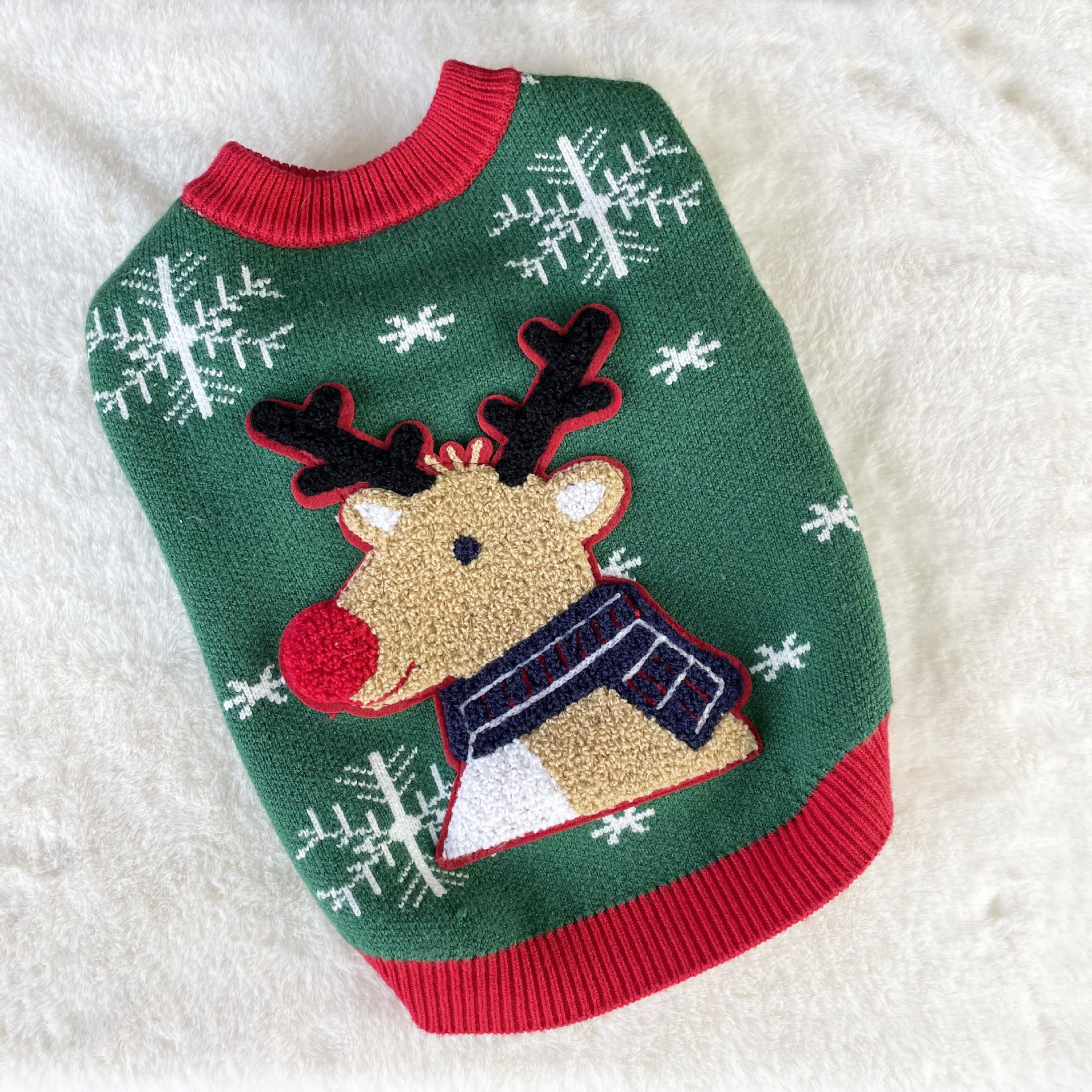 New Christmas Padded Dog Sweater for Pets