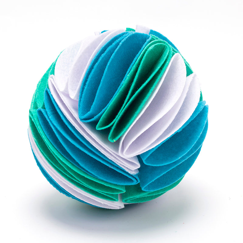 Foldable Dog Snuffle Ball for IQ Training Games