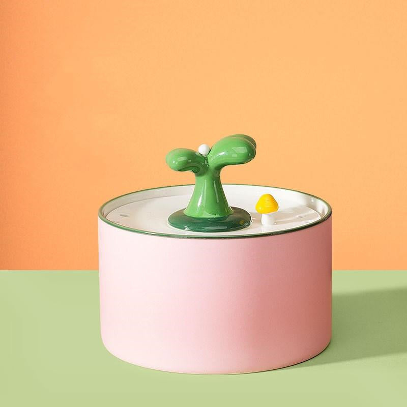 Ceramic Automatic Cat Drinking Fountain