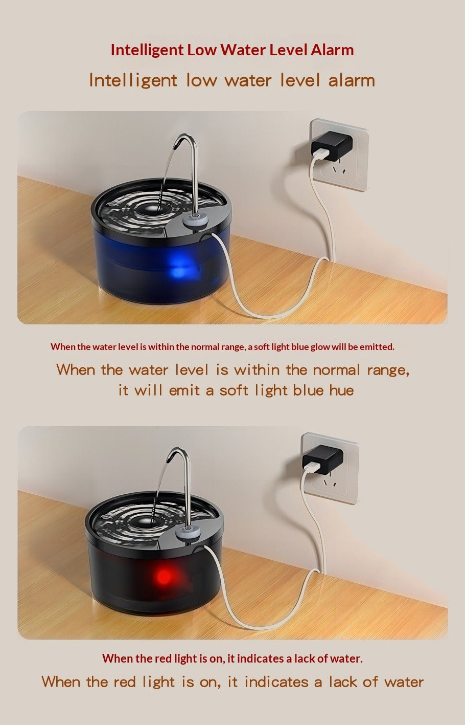 Smart Filtered Pet Water Fountain – Quiet Circulating Dispenser