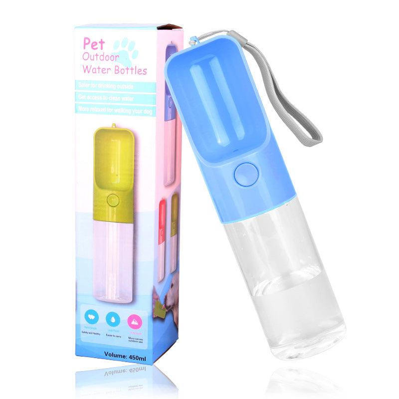 Outdoor Pet Water Bottle and Accompanying Cup