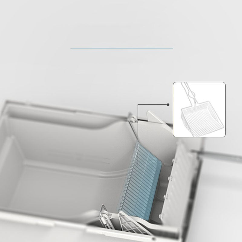 Semi-automatic Cat Litter Box with Deodorization