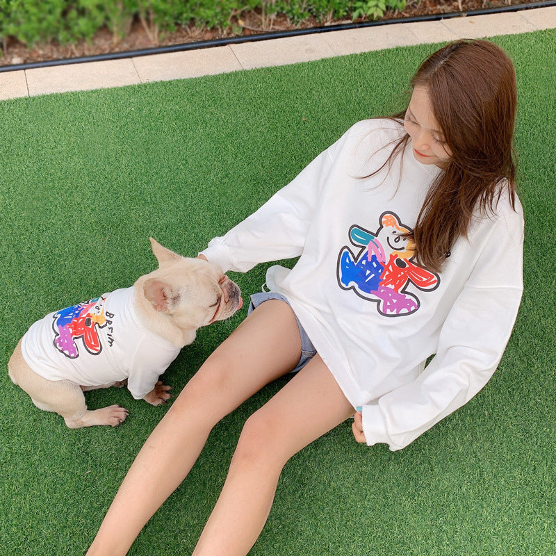 Teddy Kirkiey Cat Sweater for Spring and Autumn