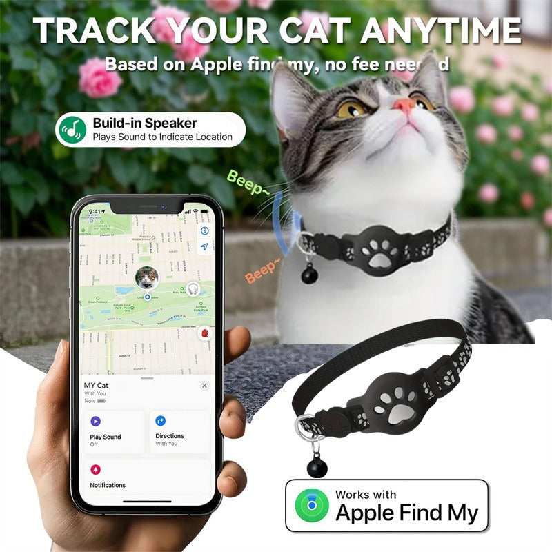 Creative Cartoon Pet Cat Locator Collar