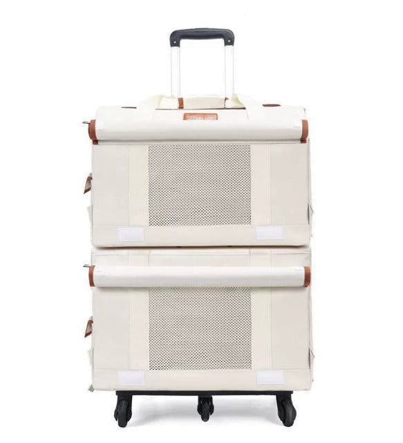 Portable Cat & Dog Travel Bag with Wheels