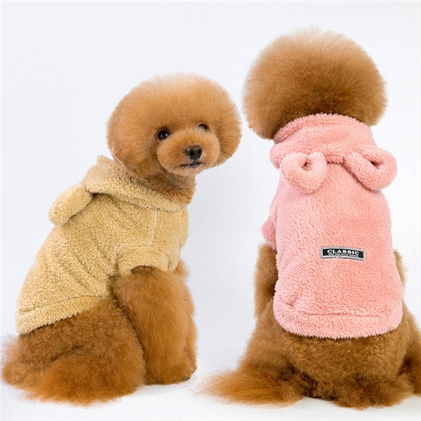 Thick Warm Lamb Fleece Sweater for Dogs (Teddy, Pomeranian)