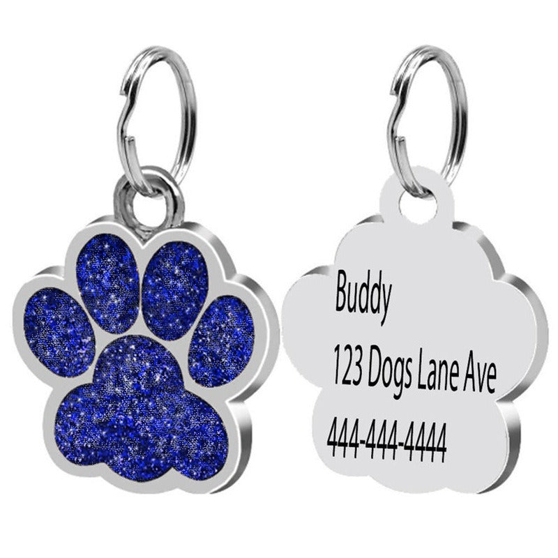 Stainless Steel Bone Pet ID Tag