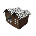 Double-Top Pet House for Dogs and Teddy Breeds