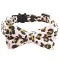 Leopard PurrBow Cat Collar for Pets (Single Item)