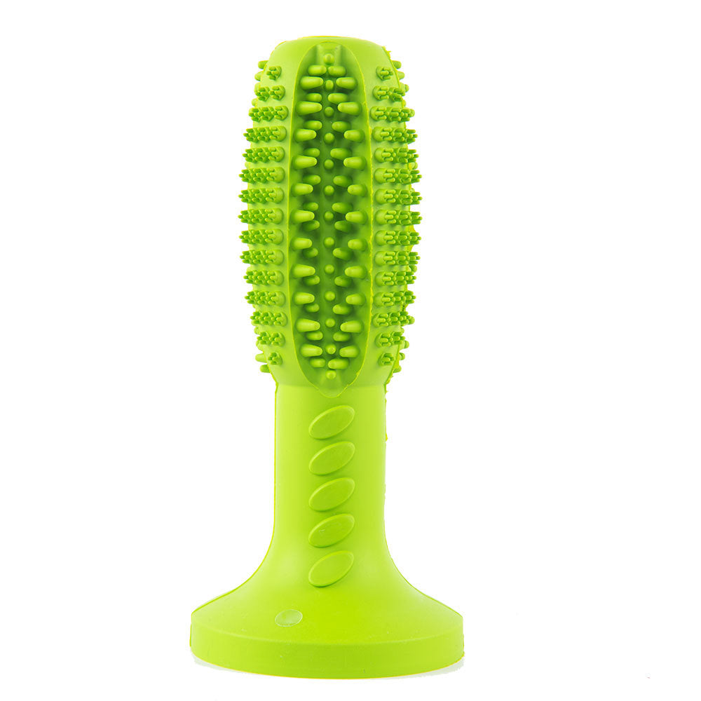 Dog Toothbrush and Molar Cleaning Stick Toy Device