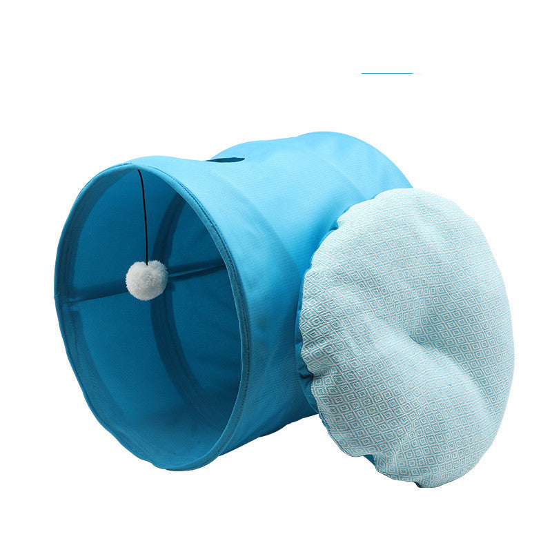 Oxford Cloth Cylinder Pet Kennel for Cats and Dogs