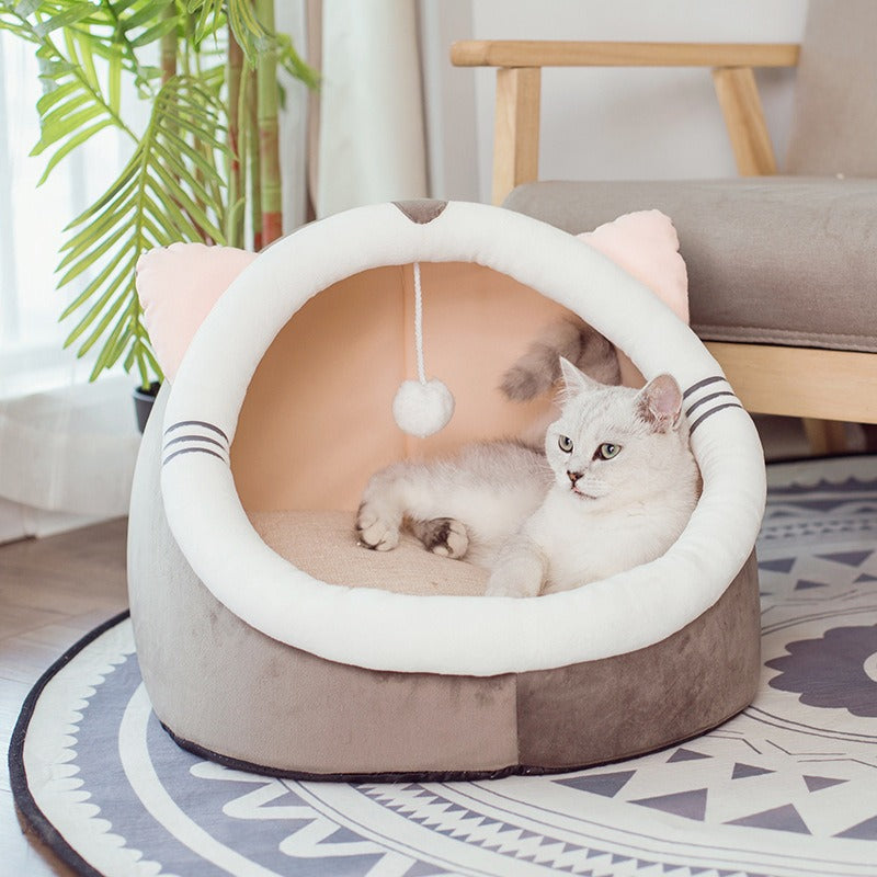 Winter Velvet Pet Cat House