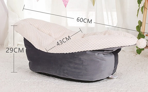 Boat Style Pet Bed for Cats and Small Dogs