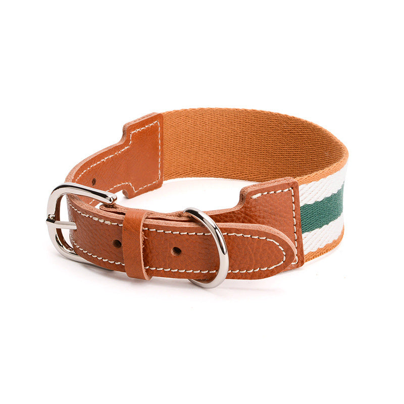 Woven Adjustable Pet Collar Neck Sleeve