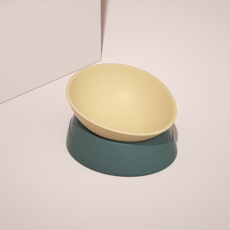 Cat and Dog Bowls with Anti-Spill Double Design