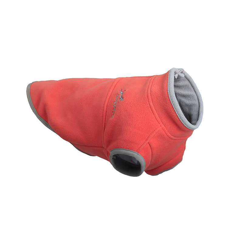 Thick Polar Fleece Pet Sweater in Pure Color