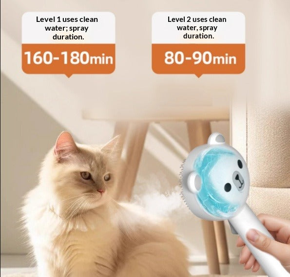 Pet Spray Massage Steam Comb Brush