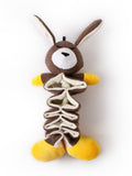 Plush Toy Dog with Kangaroo, Koala, and Hippo Design
