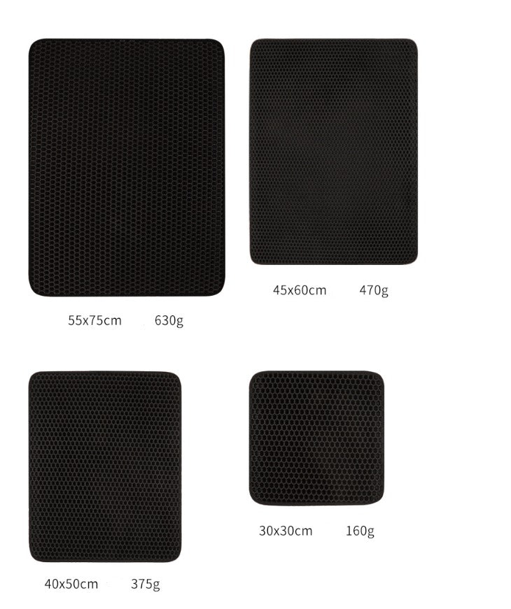 Pet Cat Litter Mat EVA Double Layer