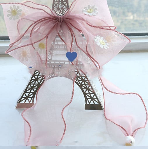 Mermaid Ji Zhuguang Yarn Collar and Headdress for Pets
