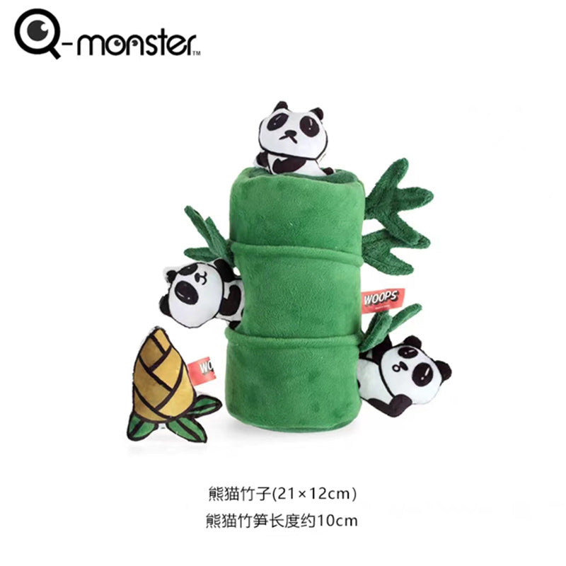 Q-Monster Plush Sound Dog Training Toy for Pets