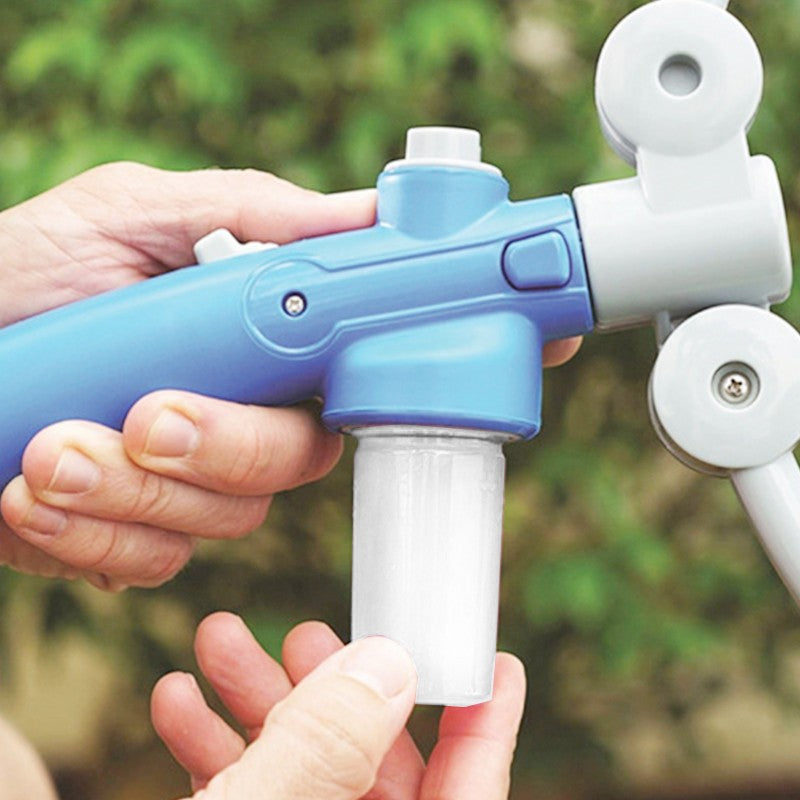 360-Degree Pet Bathing Tool with Foldable Hose
