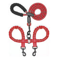 Reflective Polyester Pet Drag Two Traction Leash