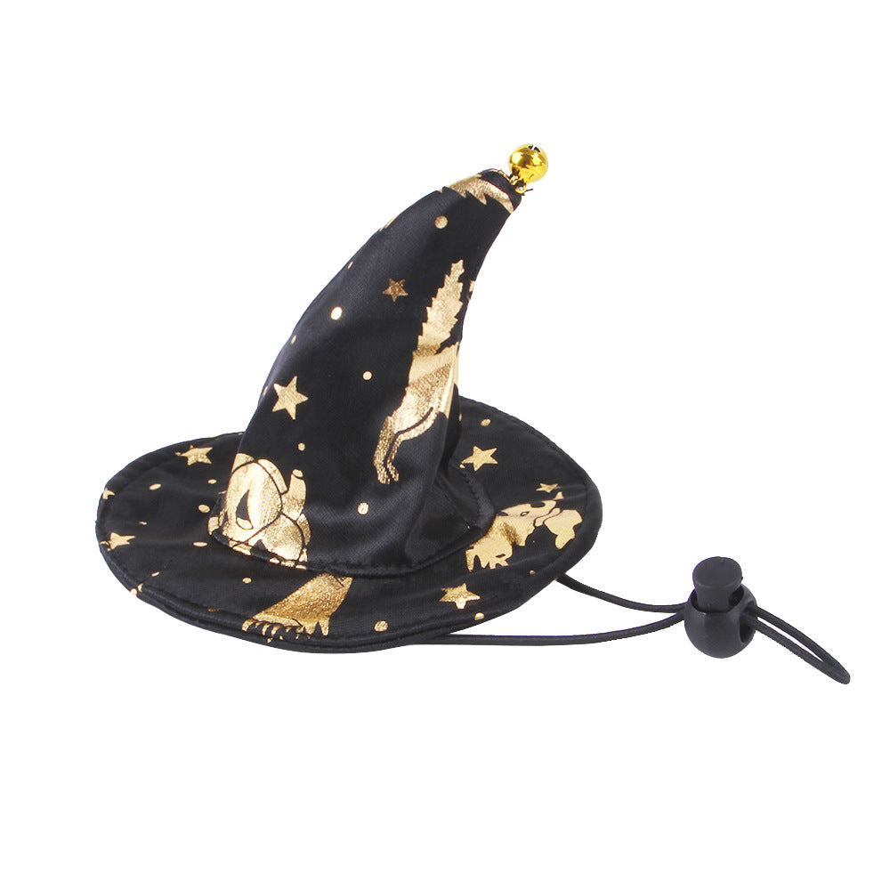 Halloween Wizard Cloak and Hat Costume for Pets