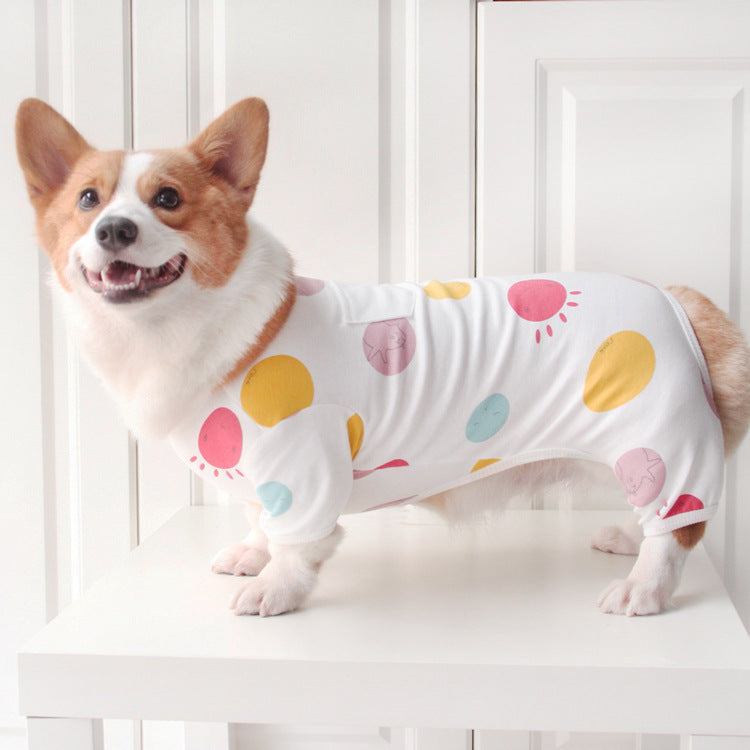 Cute Cotton Pajamas for Dogs - Autumn and Winter Wear