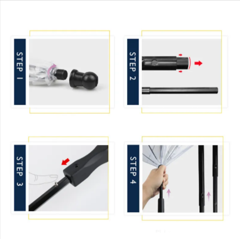 Pet Umbrella with Leash