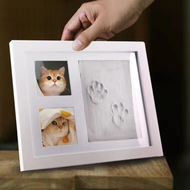 Pet Hand and Footprint Photo Frame