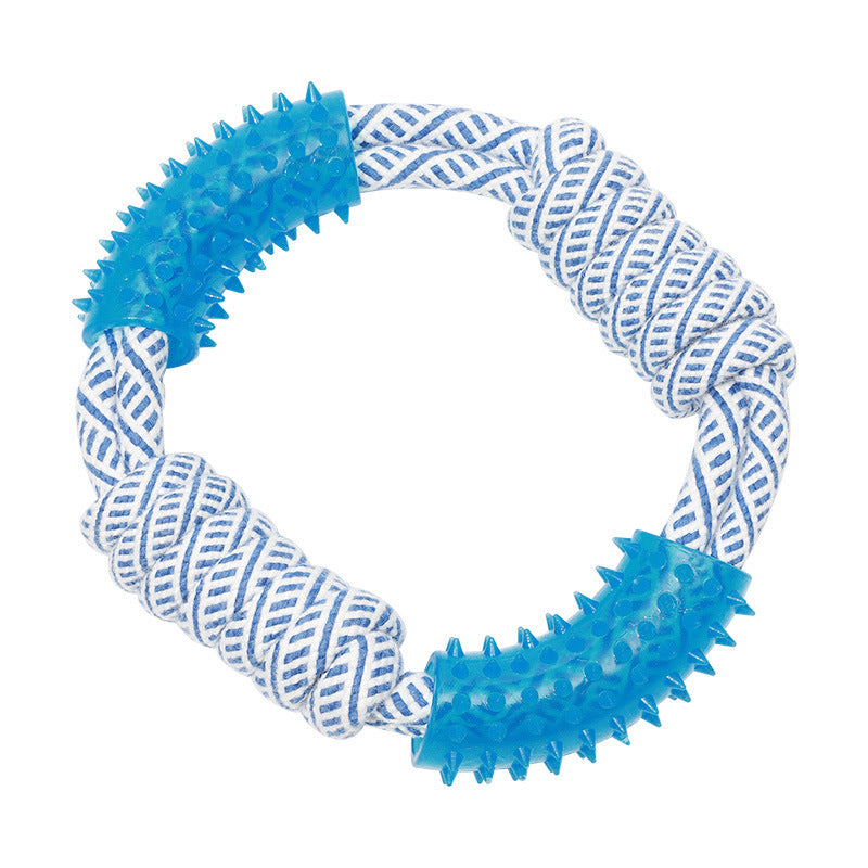 Ocean Series Cotton Rope Dog Toy - Bite Resistant TPR
