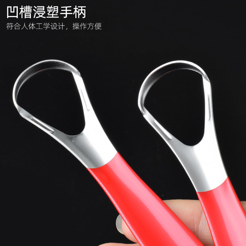 304 Stainless Steel Tongue Scraper for Oral Care
