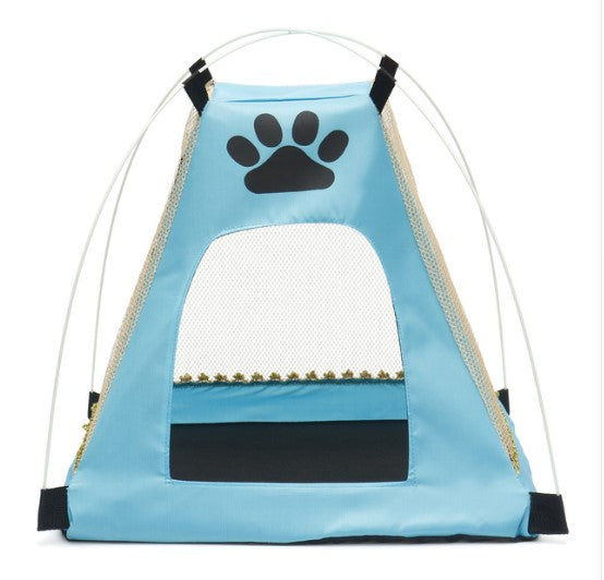 Breathable Cartoon Pet Mosquito Net Tent for Outdoors