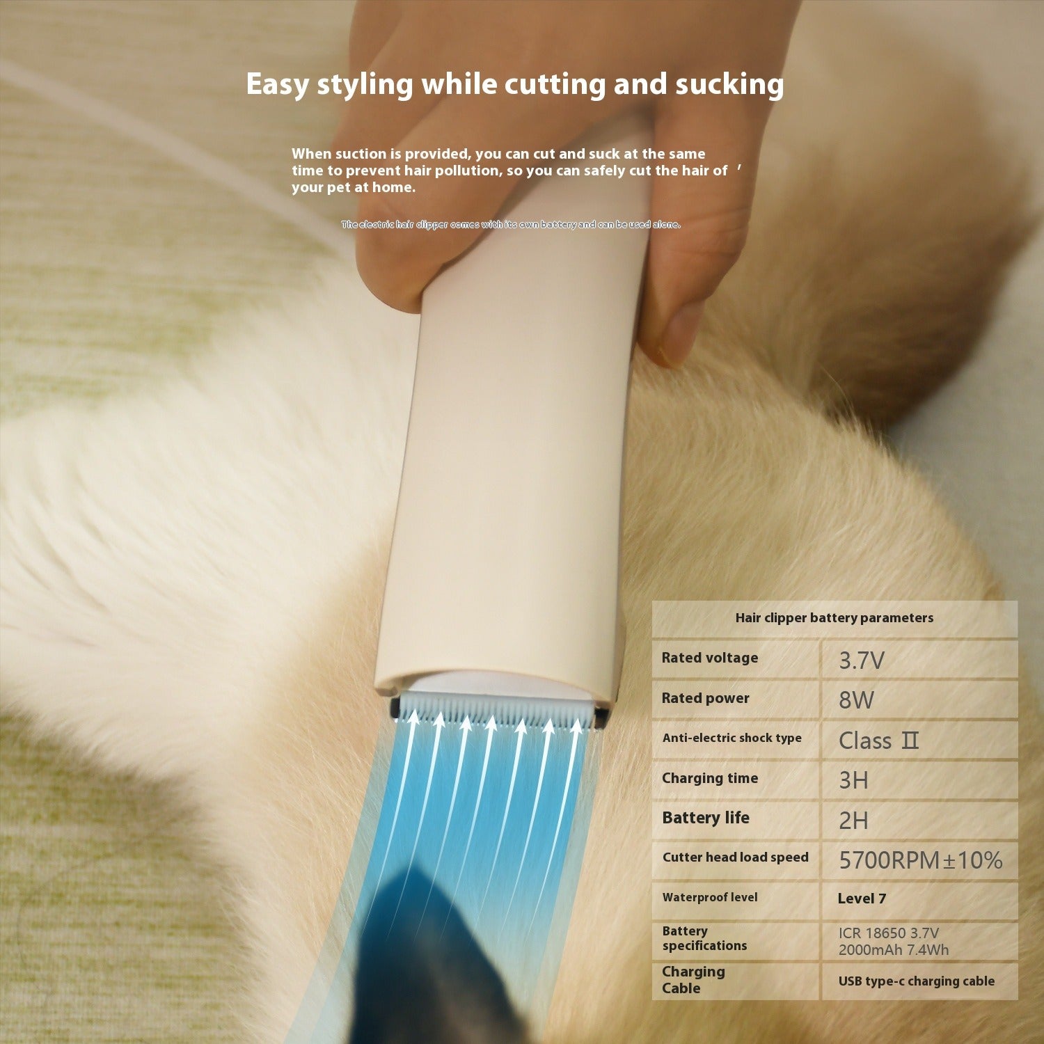 Smart Multifunction Pet Hair Groomer