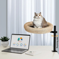 Adjustable Height Rotating Cat Bed