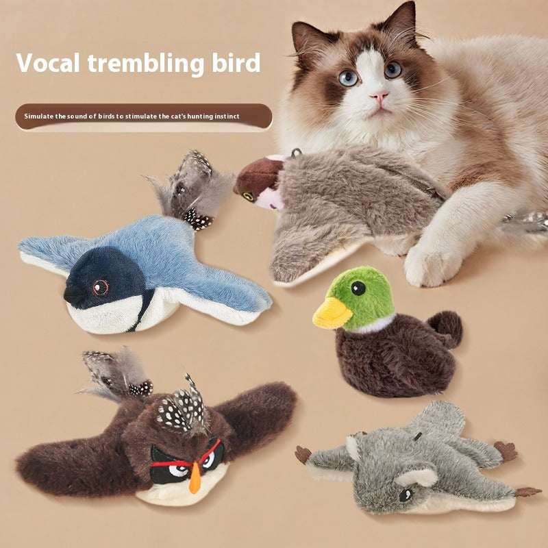 Electric Shaking Bird Cat Toy