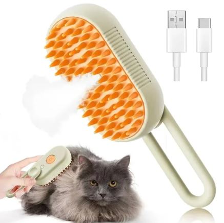 3-in-1 Pet Massage Steamy Brush