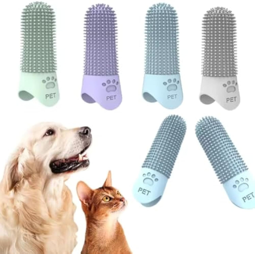 360° Pet Finger Toothbrush for Dogs