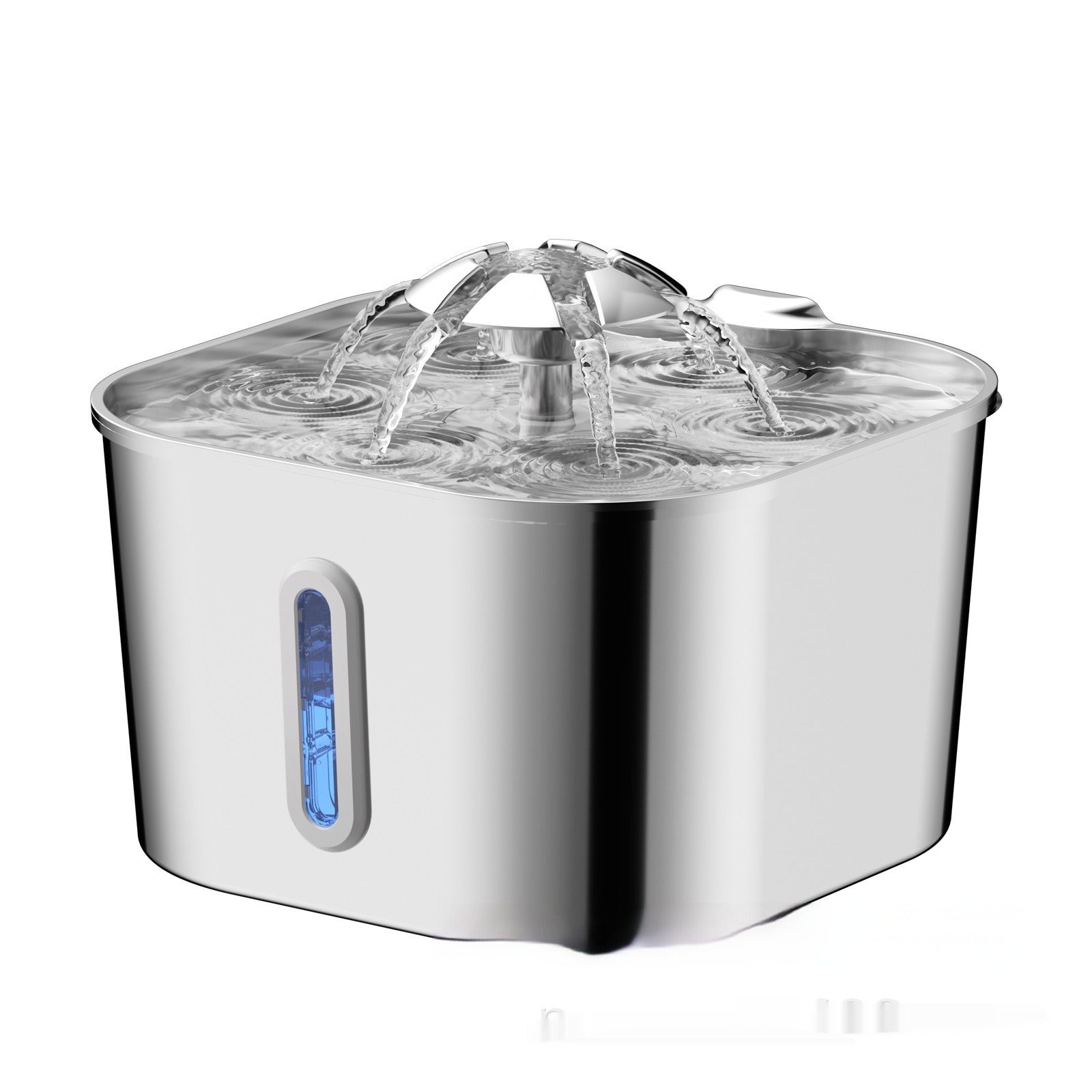 2.2L Stainless Steel Pet Water Fountain