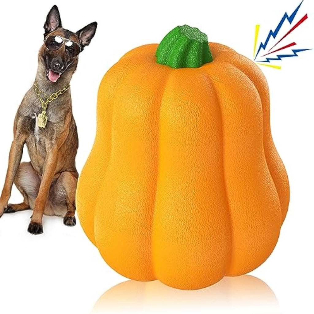 Halloween Pumpkin Dog Toy with Drawstring